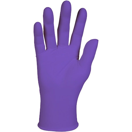 Kimberly-Clark Professional Disposable Gloves, 6 mil Palm, Nitrile, Powder-Free, XS, 100 PK, Purple KCC55080